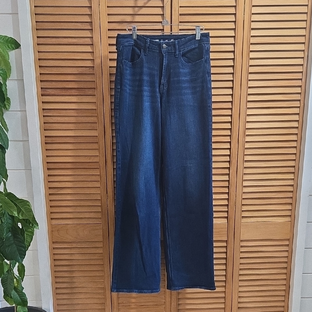 NWOT Old Navy Indigo Wide-Leg Wow Jeans Tall